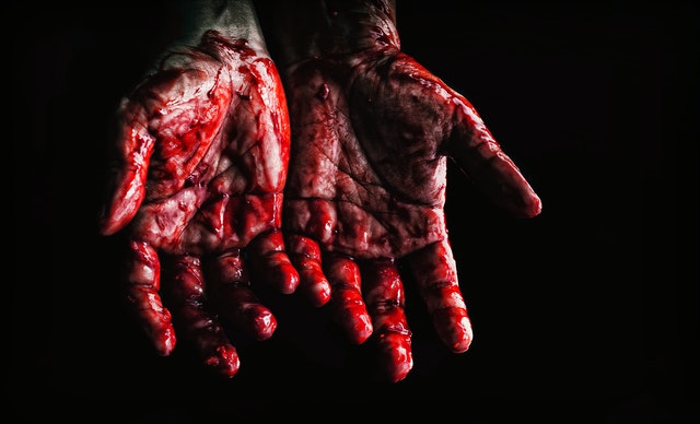 bloody hands